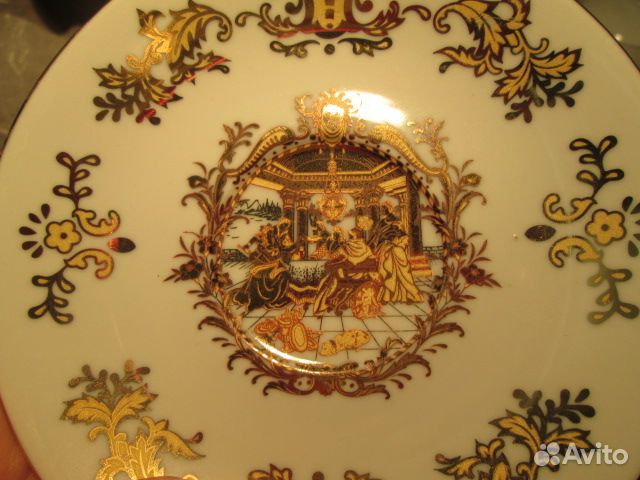 Костяной фарфор чайные пары 2 шт