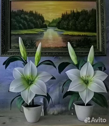 Букет цветов светильник