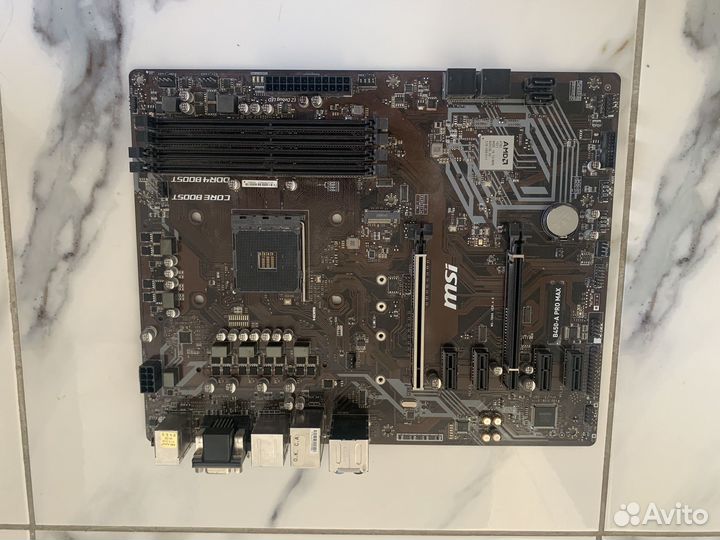 Материнская плата MSI B450-A PRO MAX