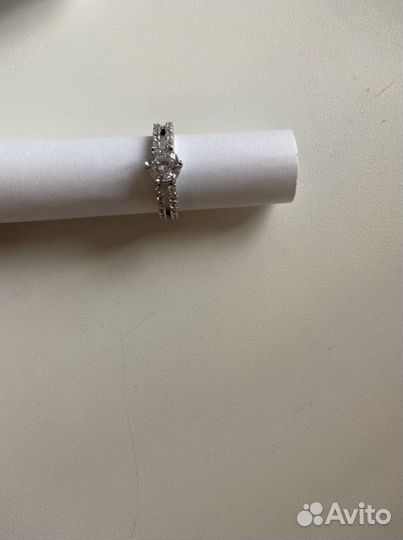 Кольца из серебра 925 с фианитами (цена за 2)