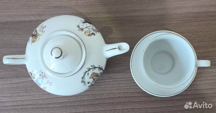 Чайник заварочный с чашкой