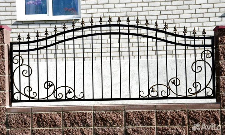 Заборы металлические Модель № 1271