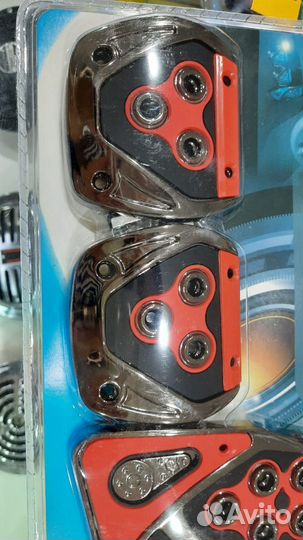 Накладки на педали механика (красные)