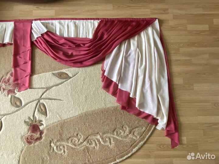 Шторы с ламбрекеном бу