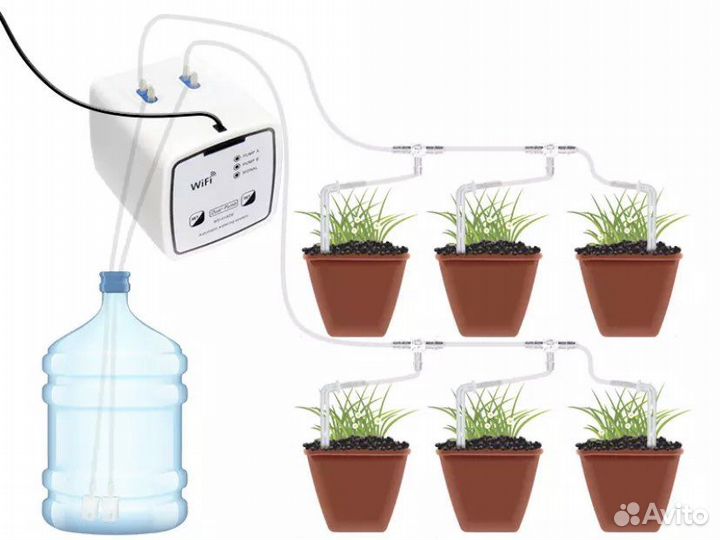 Капельный полив растений