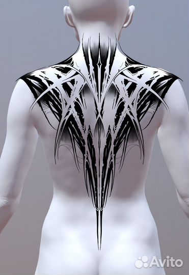 Модель на тату Трайбл