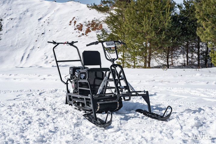 Мотобуксировщик Бурлак М2 LRK 15 л.с