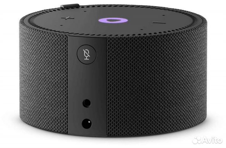 Яндекс Станция Мини (с часами) черный оникс