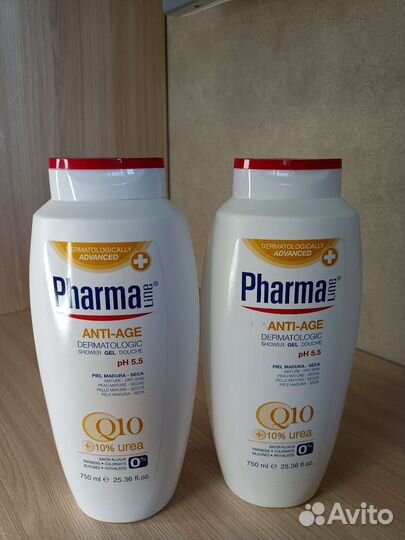 Гель для душа Pharmaline антивозрастной 750 мл