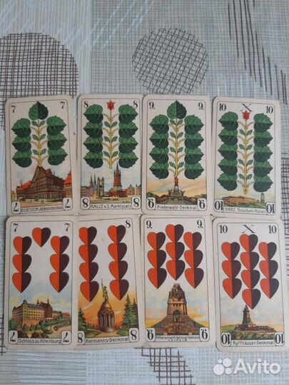 Карты игральные немецкие 30-40-х годов