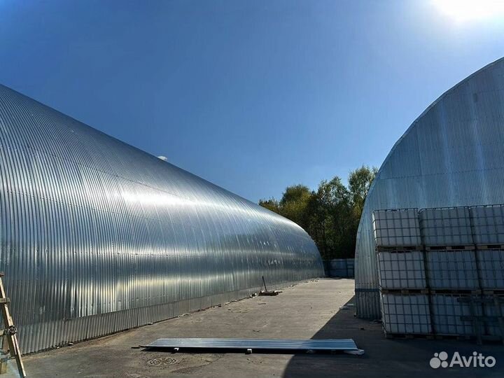 Ангар каркасный