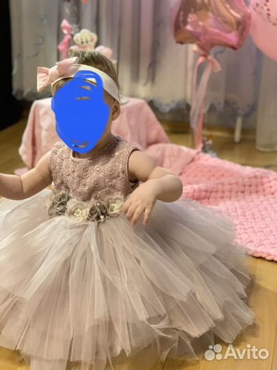 Платье для девочки нарядное 1 год, 2 года