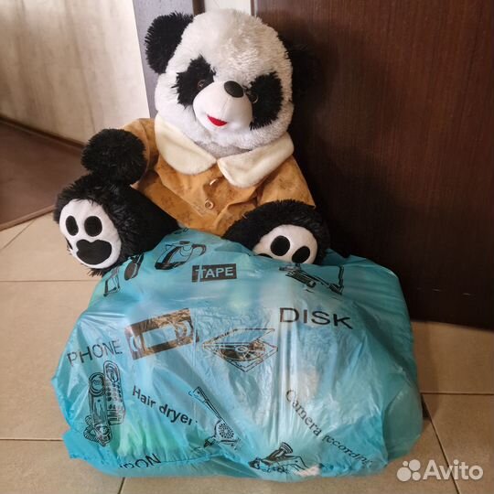 Пакет с мягкими игрушками