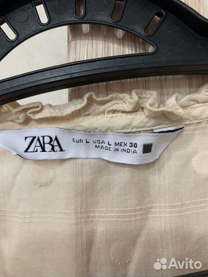 Блузка с вышивкой Zara L