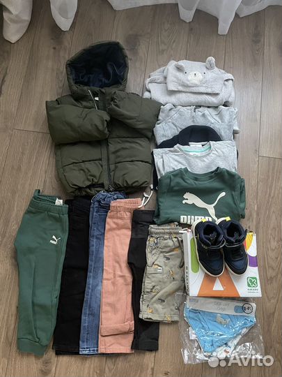 Пакет вещей для мальчика на весну 92-98
