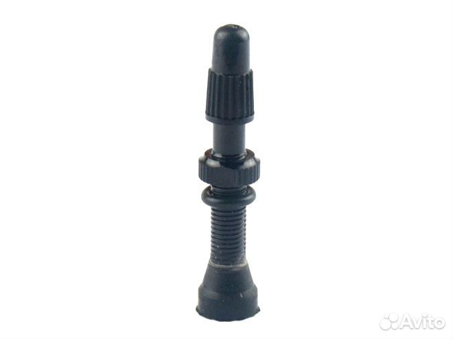 Ниппель Presta для бескамерных колес FV48мм черный