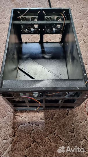 Продувной корпус под 6 видеокарт cryptone 21