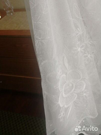 Тюль винтажная