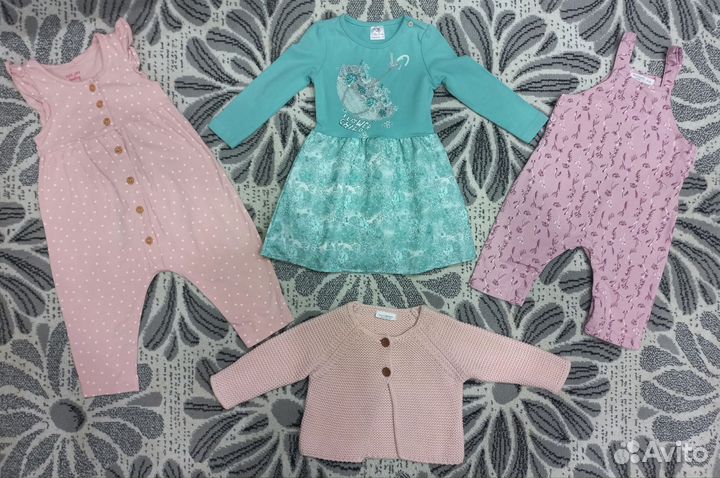 Детские вещи пакетом для девочки 68 74