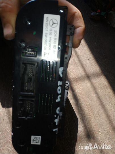 Блок управления климатом Mercedes Benz W204