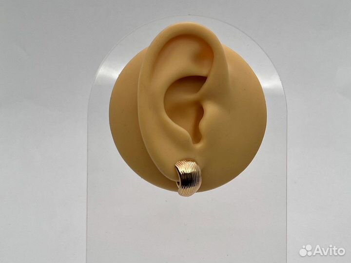 Золотые серьги 585 пробы