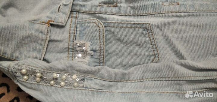 Джинсовая куртка для девочки