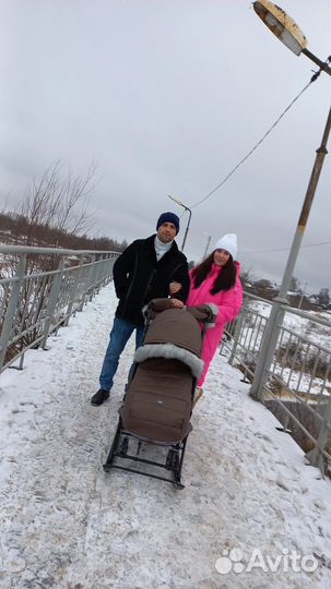 Санки коляска nika