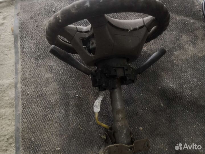 Руль с подушкой и поворотники nissan sanni fb 15