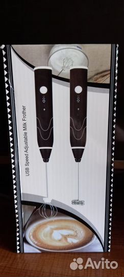 Капучинатор с 2 насадками блендер вспениватель