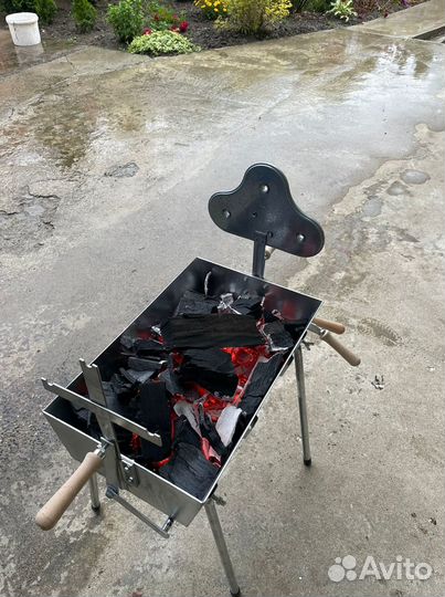 Мангал автоматический угольный