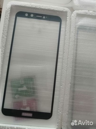 Защитное стекло на honor 9 lite cерое