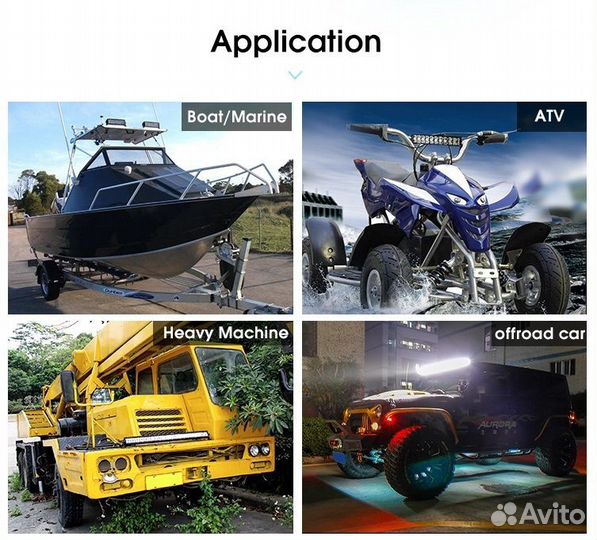 Свет на квадроцикл / снегоход Aurora ALO-D5D-10