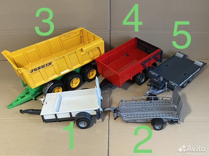 Игрушки Прицепы bruder брудер