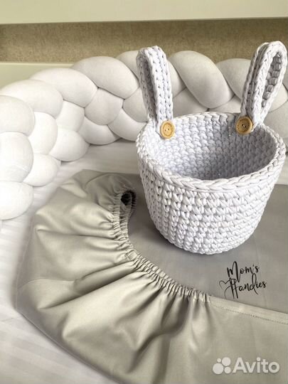 Косичка в кроватку, бортики