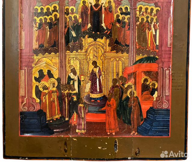 Икона Покров Богородицы Ветка 19 век Экспертиза