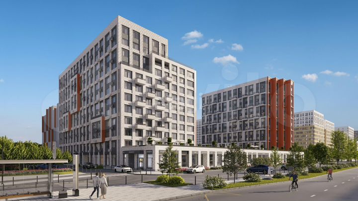 4-к. квартира, 85,5 м², 4/15 эт.