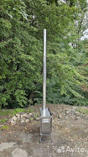 Печь intent Каменка XL для палатки или моб. бани