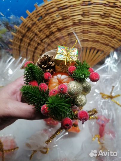 Драконы, мандарины, композиции из мыла