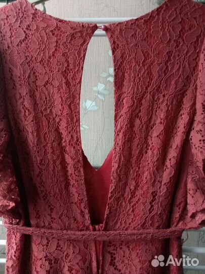 Платье миди кружевное Boohoo 46 размер