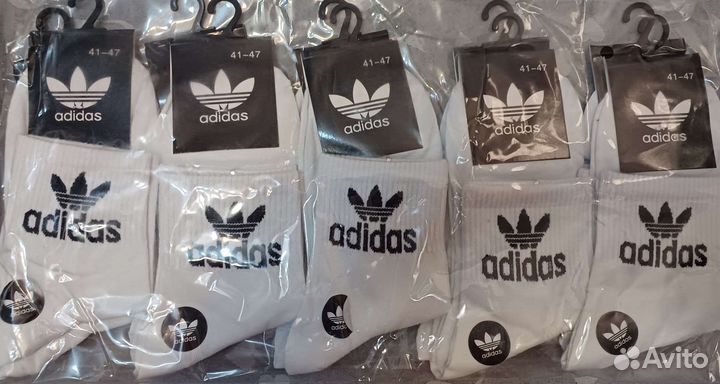 Носки nike adidas средние 10 пар