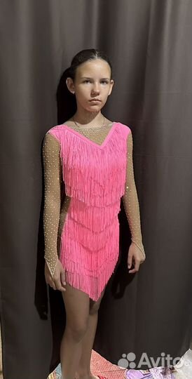 Платье для бальных танцев латина ю1