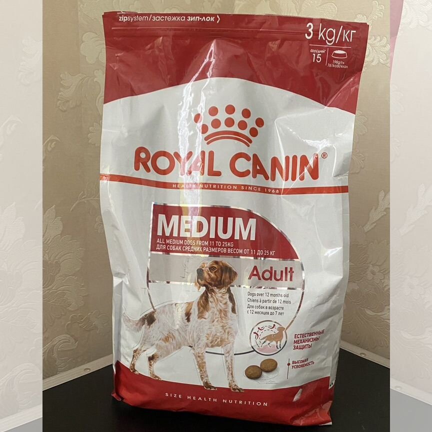 Корм для собак royal canin medium adult