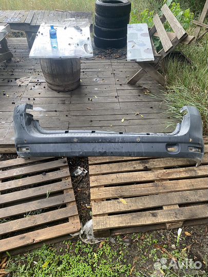 Задний бампер ларгус