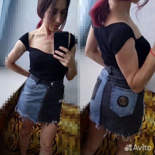 Джинсовая юбка