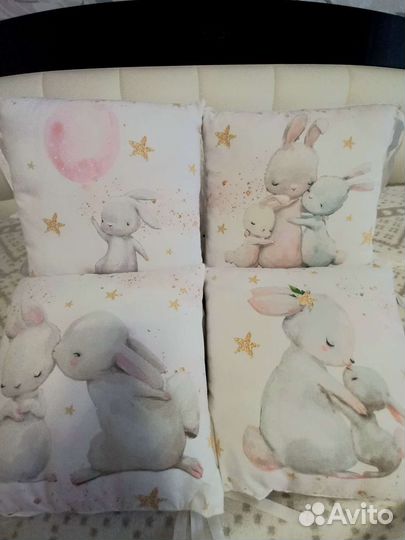 Красивые бортики в кроватку