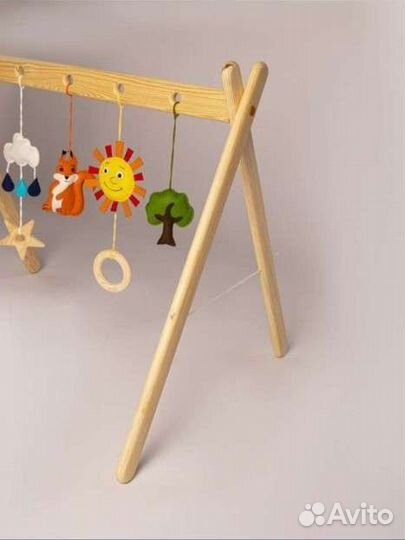 Тренажер монтессори для малышей с игрушками