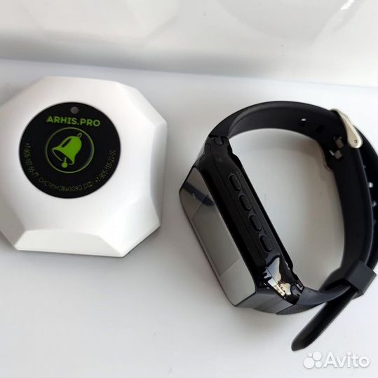 Система вызова: кнопка вызова официанта с часами