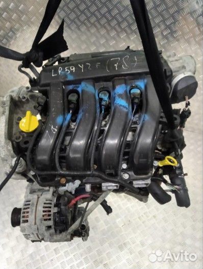 Двигатель K4M848 Renault Megane 1.6 i Бензин