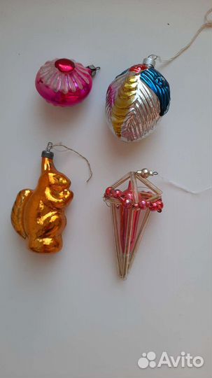 Елочные игрушки СССР