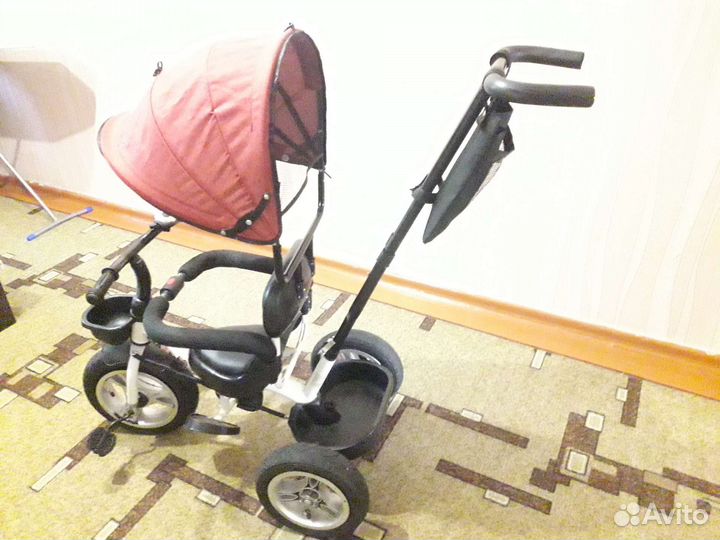 Детский велосипед с родительской ручкой